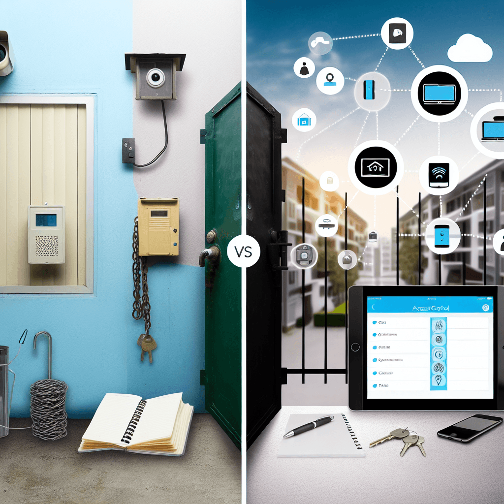 Comparativo: controle de acesso tradicional vs. inteligente